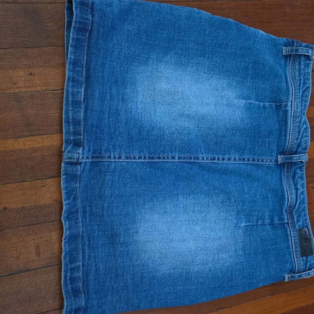 Black Label Denim Skirt